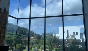경기도 거실 통창 단열필름 시공
